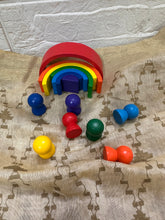 Mini Rainbow Stacker with Pegs